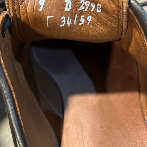 Allen Edmonds Lexington Brown Leather Captoe Derby Loafers Sz 9 - Picture 8 of 13